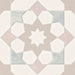 Harmony - Doha Collection - 9 in. x 9 in. - Porcelain Tile - Taupe Star