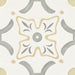 Harmony - Llevant Collection - 9 in. x 9 in. Porcelain Tile - Yellow Flower