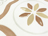 Harmony - Llevant Collection - 9 in. x 9 in. Porcelain Tile - Clay Petals Close View