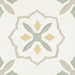 Harmony - Llevant Collection - 9 in. x 9 in. Porcelain Tile - Taupe Cross