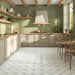 Harmony - Llevant Collection - 9 in. x 9 in. Porcelain Tile - Taupe Garden Installed