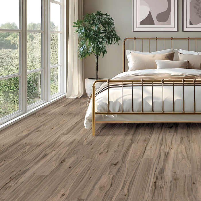 Mohawk - Puretech Plus - Chapman Hill PTL10 Resilient Vinyl - Palomino Hickory Room Scene