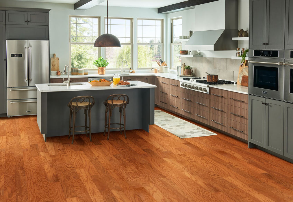 Hartco - Prime Harvest Engineered Hardwood - Gunstock 3" Room scene
