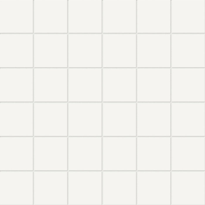 Tesoro Collection - Soho Series - 2 in. x 2 in. Mosaic - Matte Canvas White