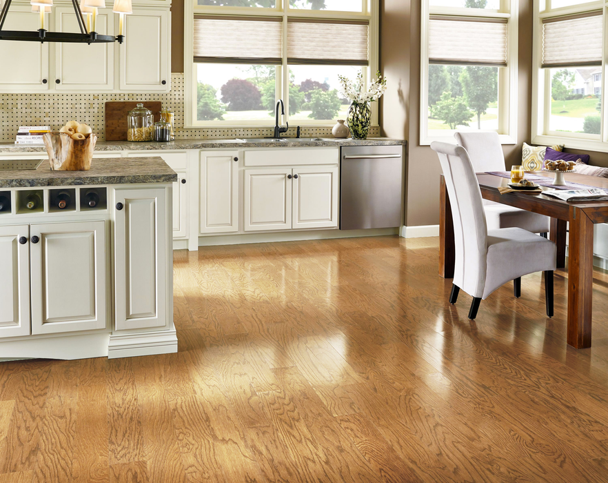 Hartco - Prime Harvest Engineered Hardwood - Natural 5" Room Scene