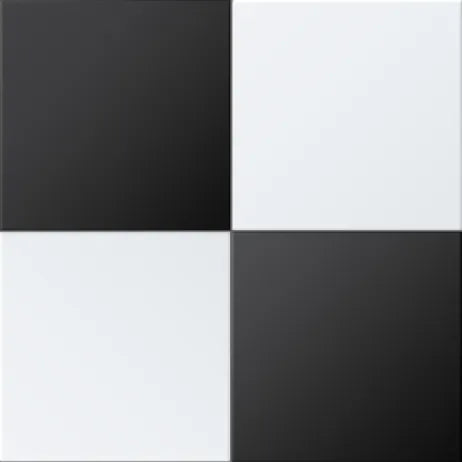 Anatolia - Satin 13 in. x 13 in. Matte Porcelain Tile - Black Installed