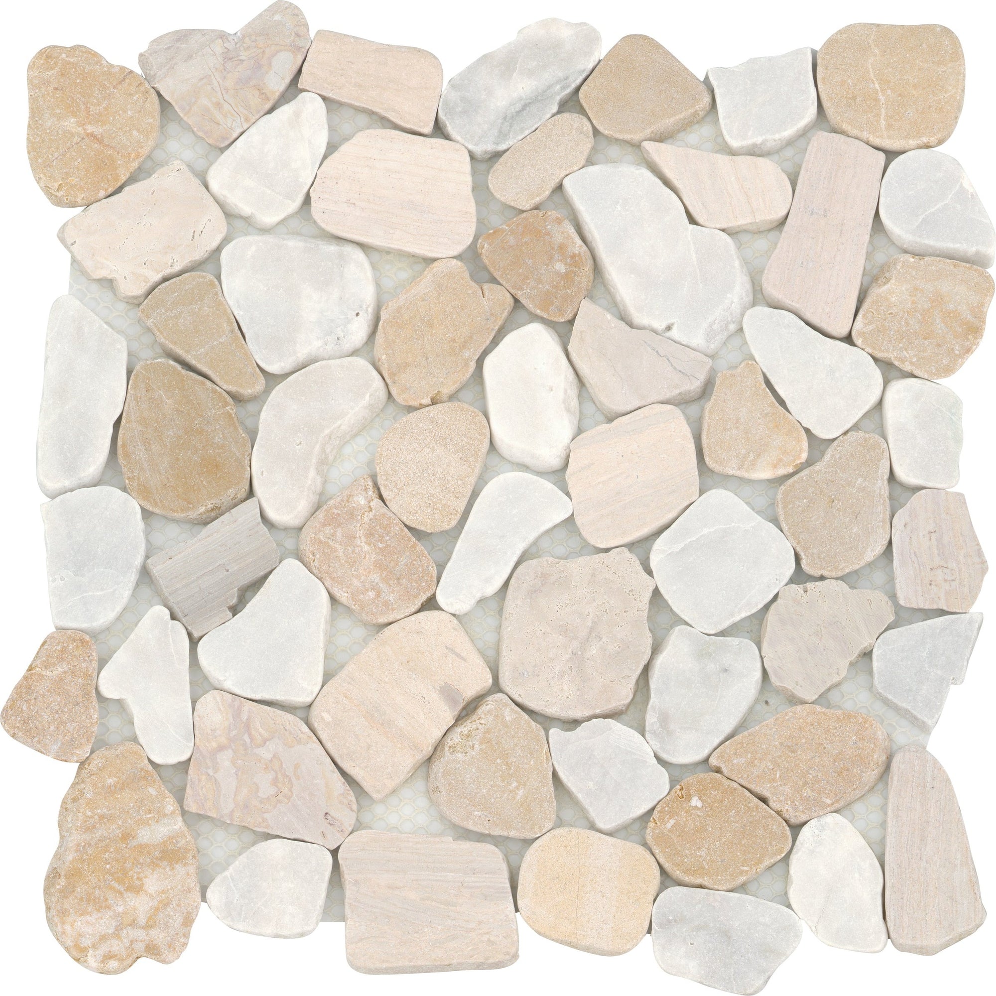 Emser Tile - Cultura 12" x 12" Pebbles Mosaic - Summer