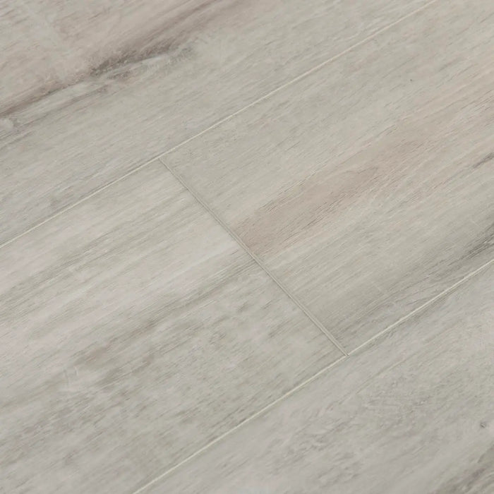 CALI Floors - Windansea Collection - 7.25 in. x 48 in. SPC Flooring - White Aspen Close View