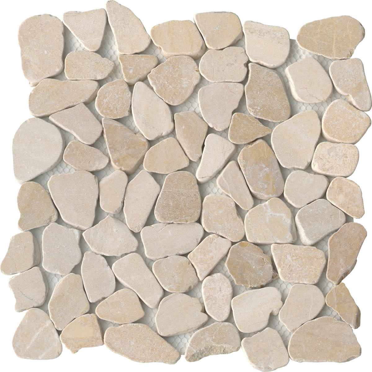 Emser Tile - Cultura 12&quot; x 12&quot; Pebbles Mosaic - Beige