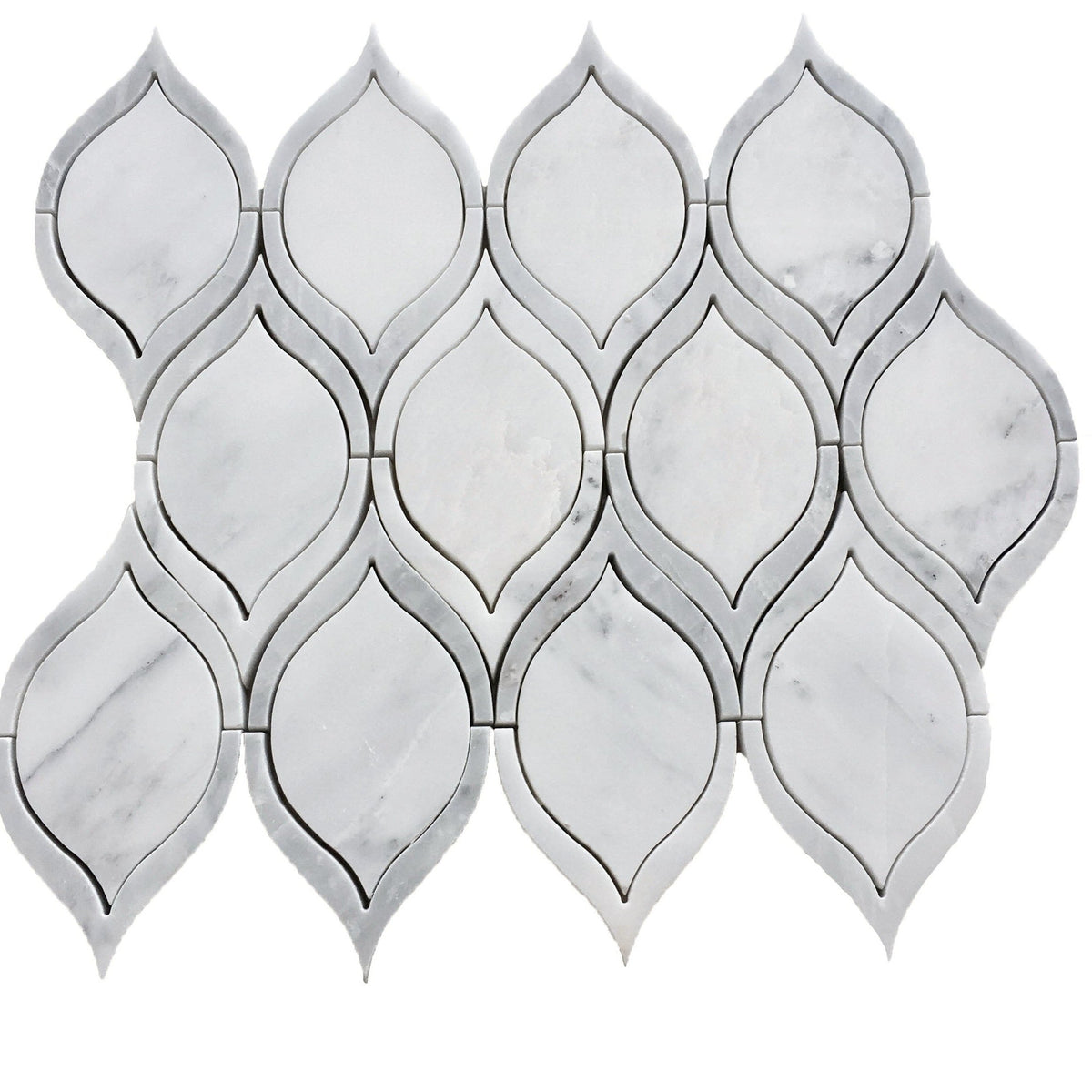 Rickert Tile - Mystic Oriental White w/ Oriental Grey