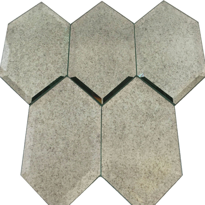 Rickert Tile - Mirror Beveled - Antique Hex
