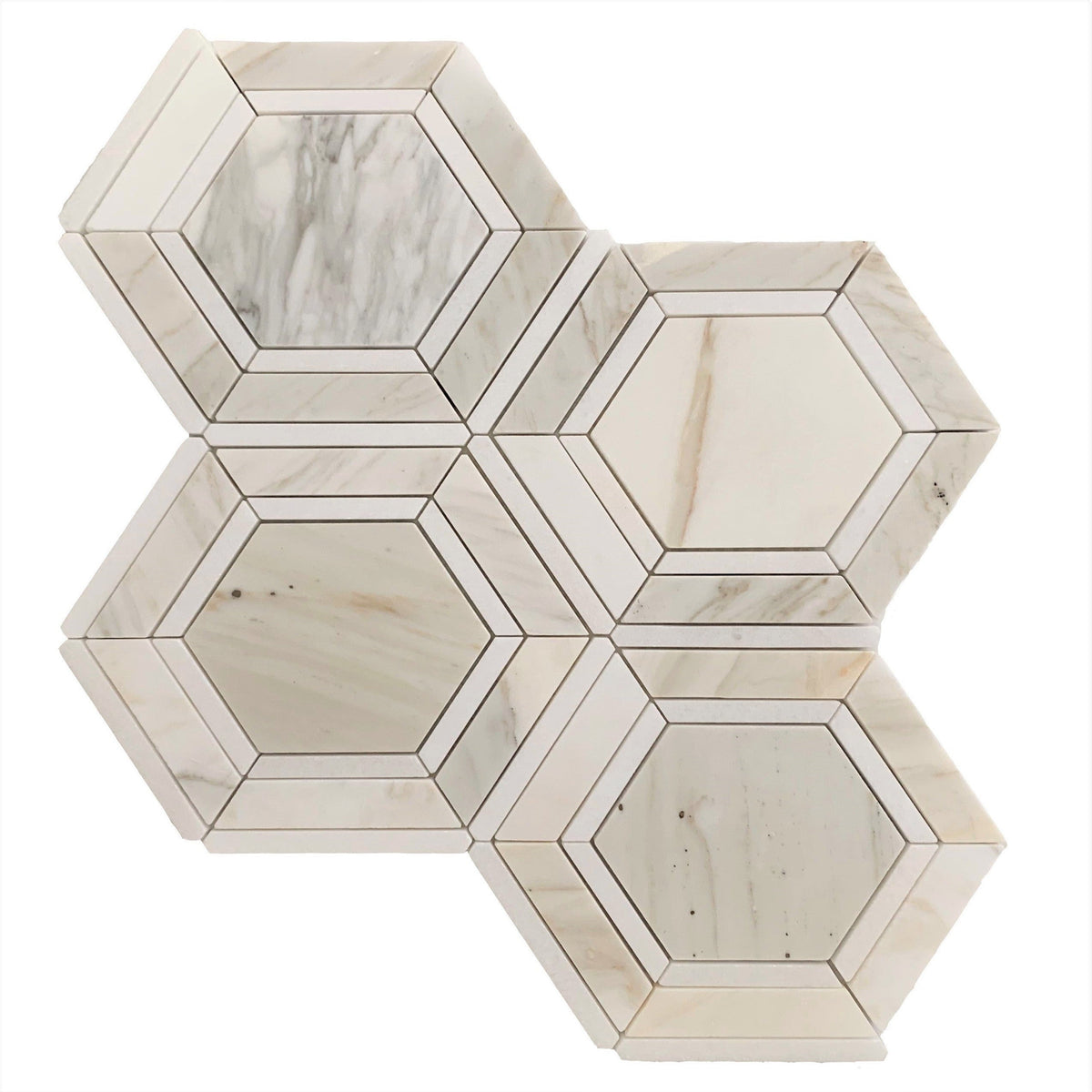 Rickert Tile - Colonial Calacatta w/ Thassos Polished