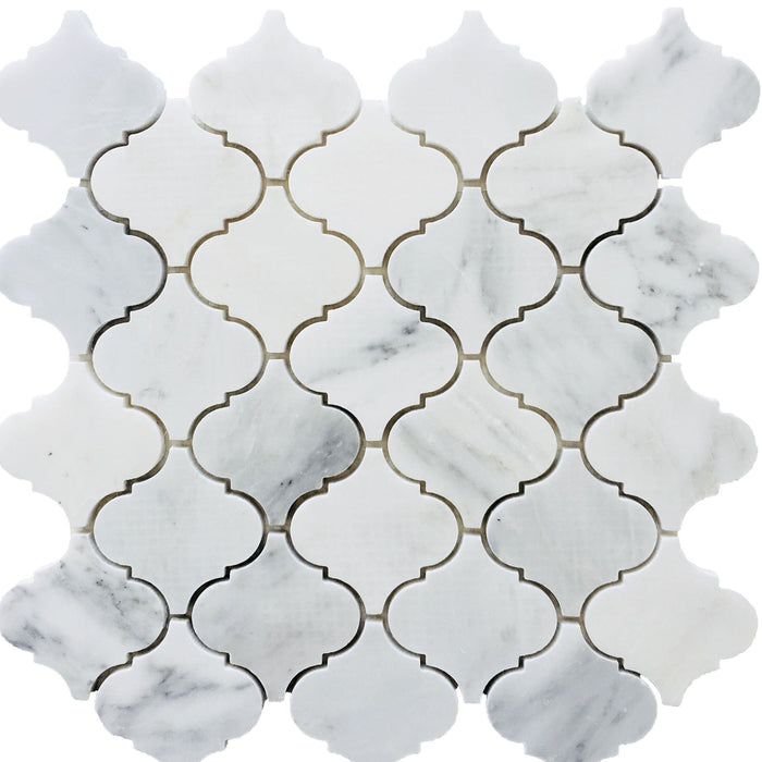 Rickert Tile - 12" x 12" - Oriental White Lantern Polished