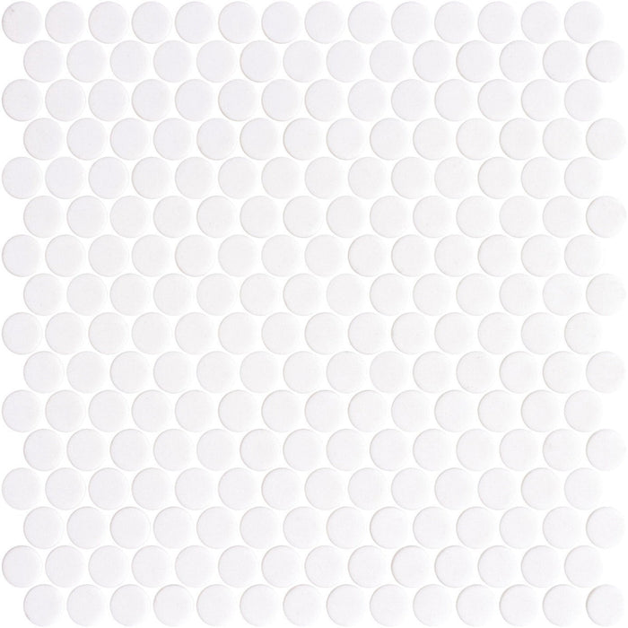 Rickert Tile - Matte Penny - White