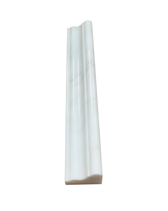 Rickert Tile - Oriental White 2" x 12" Chair Rail