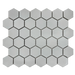 Rickert Tile - Grey 2" Hex Porcelain Mosaic