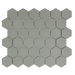 Rickert Tile - Sage 2" Hex Porcelain Mosaic