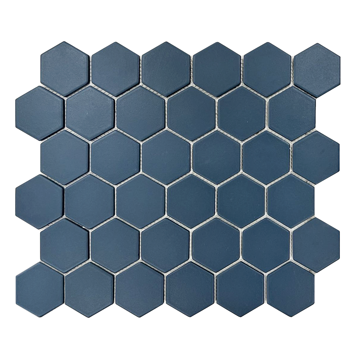 Rickert Tile - Wave 2&quot; Hex Porcelain Mosaic