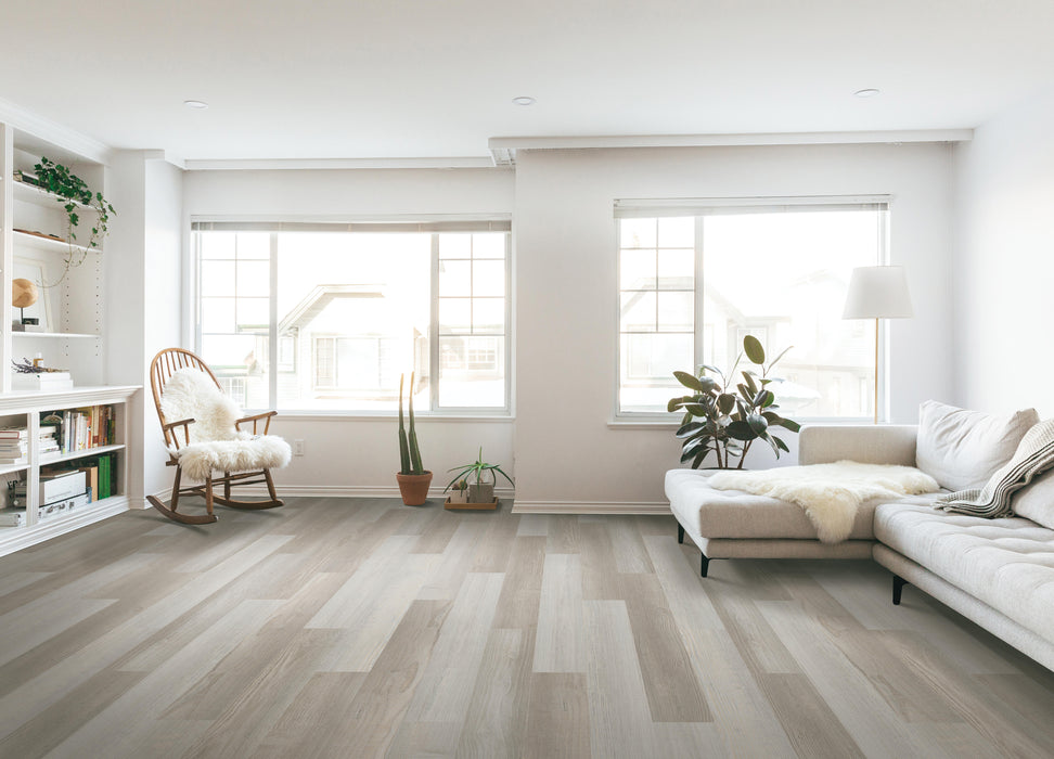 Mohawk - Westward 4.5 Resilient Vinyl - Granite Valley Room Scene