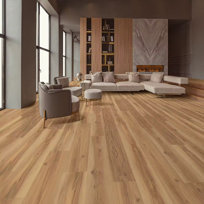 Happy Feet - Black Label Collection - Dynamic Fit - Natural Hickory HF1505 Installed