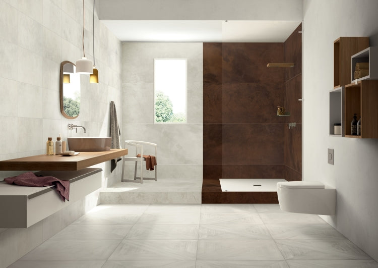 Elysium - Oxyde Series - 12 in. x 24 in. Matte Rectified Porcelain Tile - White