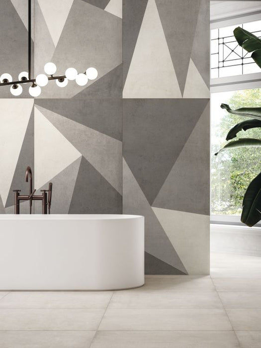 Elysium - Plain Series - 12 in. x 24 in. Matte Rectified Porcelain Tile - Mist