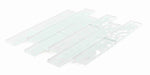 Elysium - Ripple 11.75 in. x 11.75 in. Glass Mosaic - White Glossy