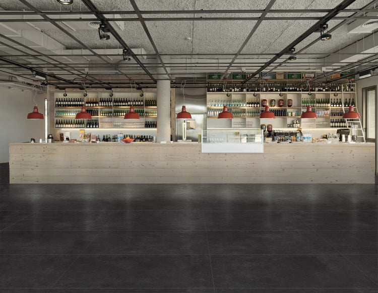 Elysium - Oxyde Series - 12 in. x 24 in. Matte Rectified Porcelain Tile - Dark