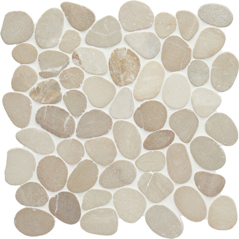 Arizona Tile - Flat Pebble Mosaic - Tan