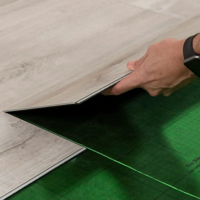 CALI Floors - Windansea Collection - 7.25 in. x 48 in. SPC Flooring - White Aspen Install