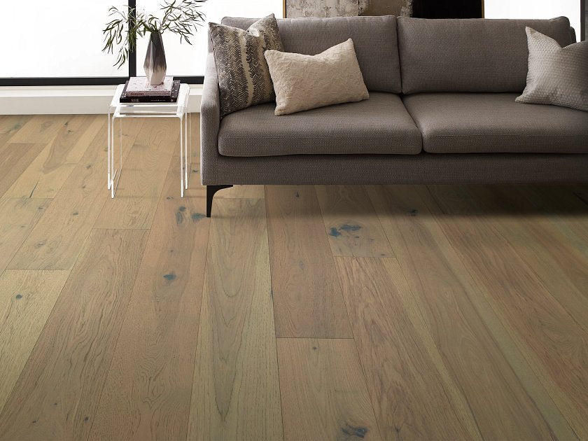 Anderson Tuftex Hardwood - Imperial Pecan - Engineered Hickory Hardwood - Barley floor installation