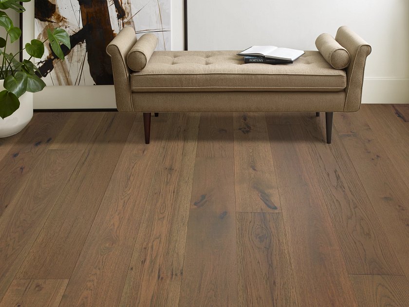 Anderson Tuftex Hardwood - Imperial Pecan - Engineered Hickory Hardwood - Hazel floor installation