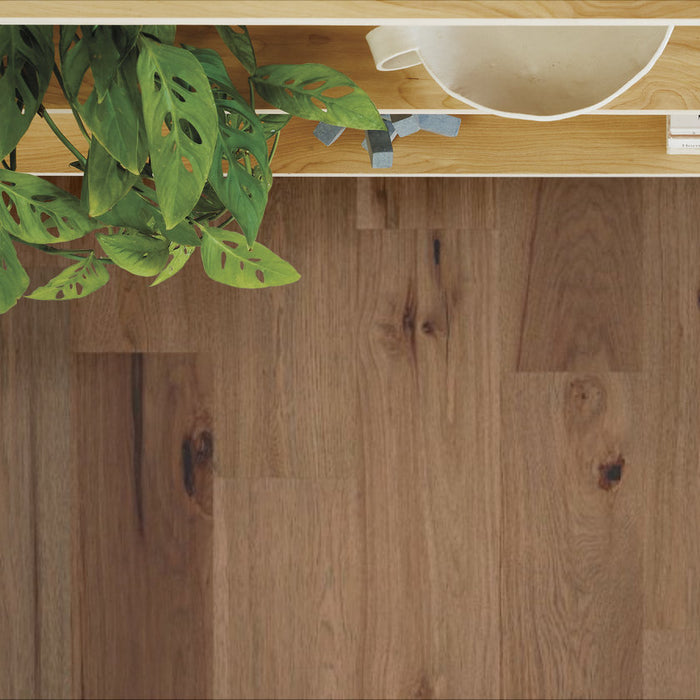 Anderson Tuftex Hardwood - Imperial Pecan - Engineered Hickory Hardwood - Antique floor installation