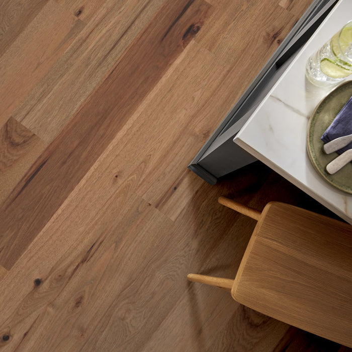 Anderson Tuftex Hardwood - Imperial Pecan - Engineered Hickory Hardwood - Antique floor installation