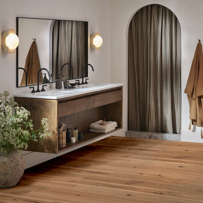 Anderson Tuftex Hardwood - Imperial Pecan - Engineered Hickory Hardwood - Antique floor installation