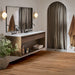 Anderson Tuftex Hardwood - Imperial Pecan - Engineered Hickory Hardwood - Antique floor installation