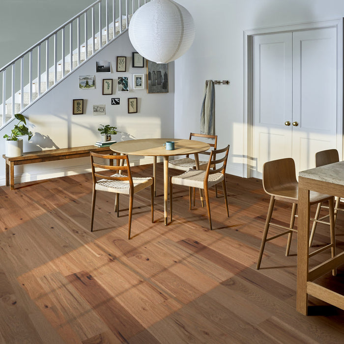 Anderson Tuftex Hardwood - Imperial Pecan - Engineered Hickory Hardwood - Antique floor installation