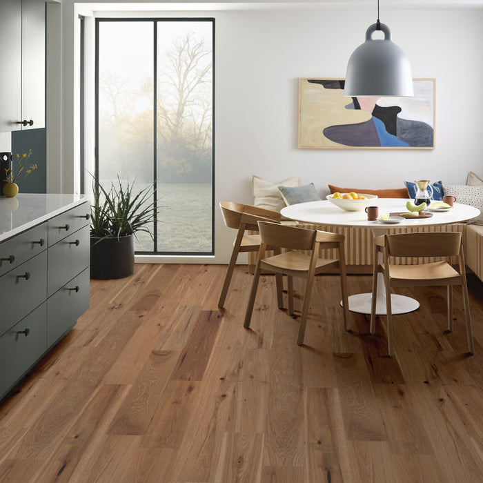 Anderson Tuftex Hardwood - Imperial Pecan - Engineered Hickory Hardwood - Antique floor installation