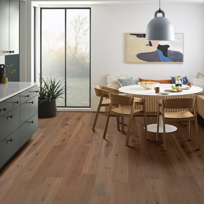 Anderson Tuftex Hardwood - Imperial Pecan - Engineered Hickory Hardwood - Fawn floor installation