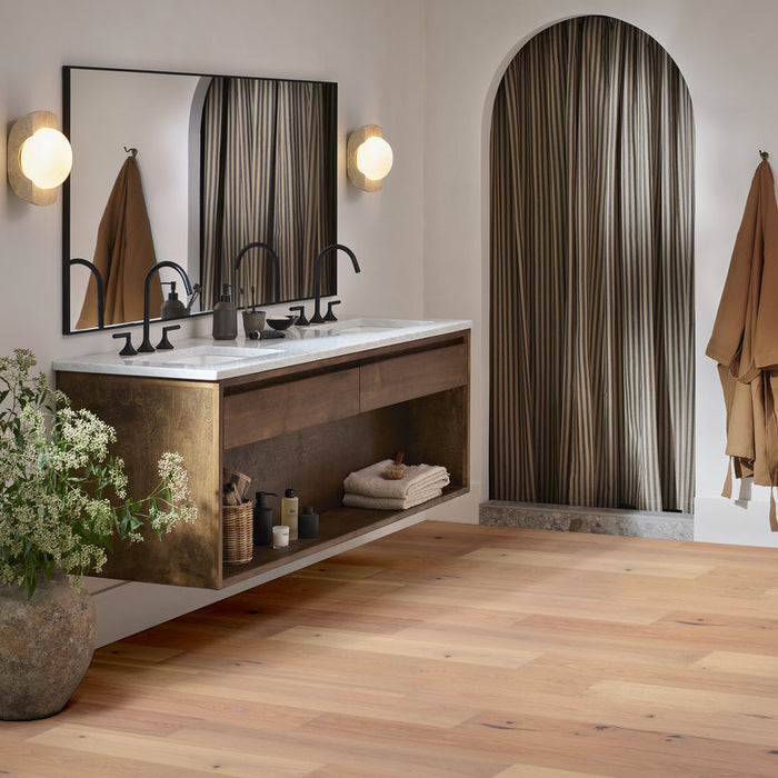 Anderson Tuftex Hardwood - Imperial Pecan - Engineered Hickory Hardwood - Barley floor installation