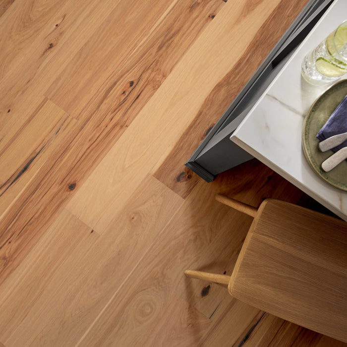 Anderson Tuftex Hardwood - Imperial Pecan - Engineered Hickory Hardwood - Harvest floor installation