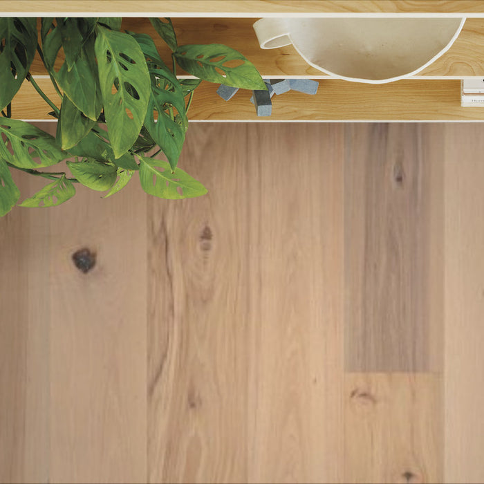 Anderson Tuftex Hardwood - Imperial Pecan - Engineered Hickory Hardwood - Linen floor installation