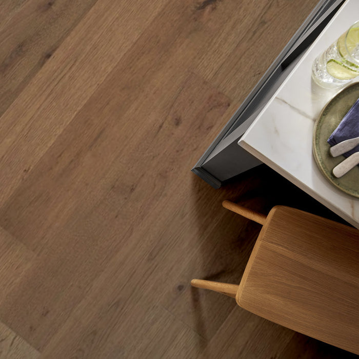 Anderson Tuftex Hardwood - Imperial Pecan - Engineered Hickory Hardwood - Hazel floor installation