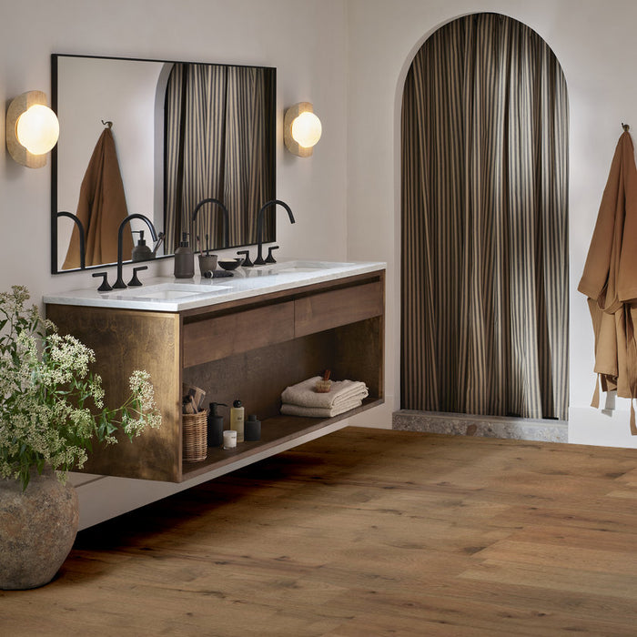 Anderson Tuftex Hardwood - Imperial Pecan - Engineered Hickory Hardwood - Hazel floor installation