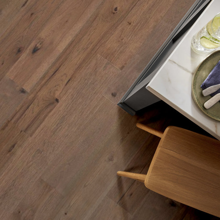 Anderson Tuftex Hardwood - Imperial Pecan - Engineered Hickory Hardwood - Mushroom floor installation