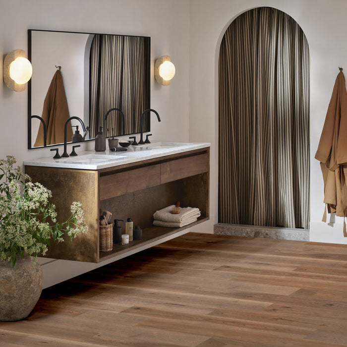 Anderson Tuftex Hardwood - Imperial Pecan - Engineered Hickory Hardwood - Mushroom floor installation