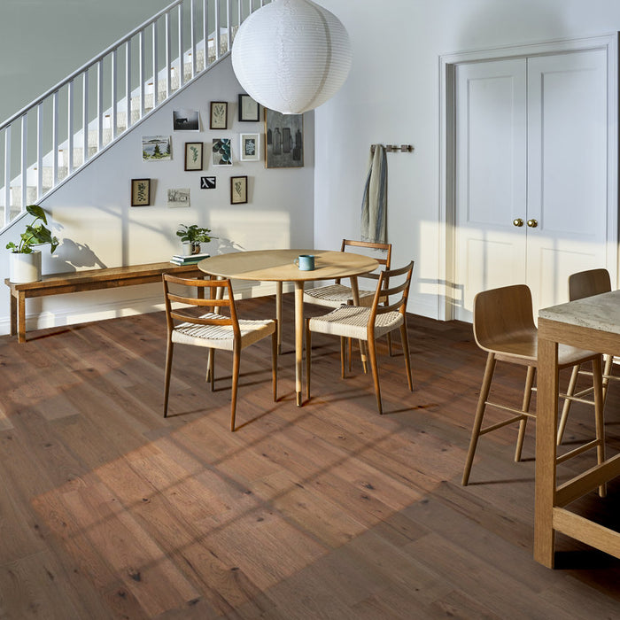 Anderson Tuftex Hardwood - Imperial Pecan - Engineered Hickory Hardwood - Mushroom floor installation