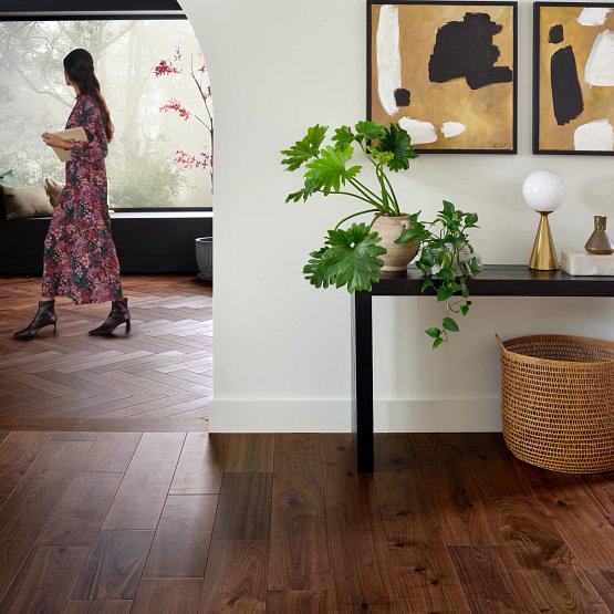 Anderson Tuftex Hardwood - Revival Walnut - Engineered American Walnut - Rye Room Scene