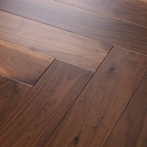 Anderson Tuftex Hardwood - Revival Walnut Herringbone - Engineered American Walnut - Rye