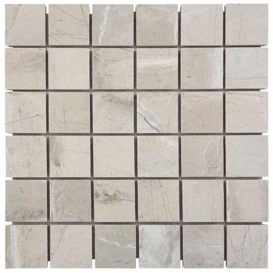 Floors 2000 - Absolute 2 in. x 2 in. Matte Porcelain Mosaic - Light Grey